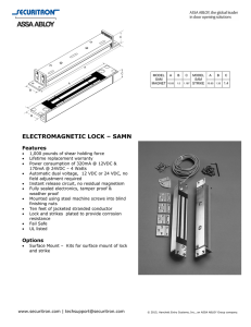 electromagnetic lock – samn