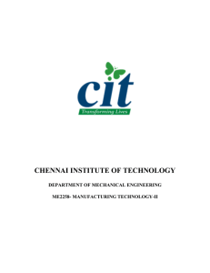 CHENNAI INSTITUTE OF TECHNOLOGY