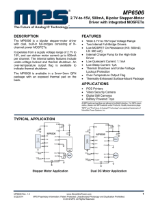 MP6506 - Monolithic Power System