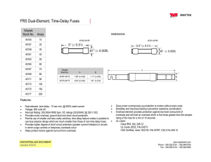 FRS Dual-Element, Time-Delay Fuses