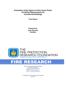 Evaluation of the Impact on Non-Linear Power On Wiring