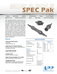 3 pole Mini SPEC Pak - Anderson Power Products