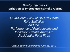 Ionization vs Photoelectric Smoke Alarms