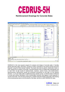 Reinforcement Drawings for Concrete Slabs