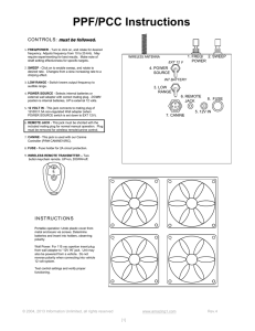 PPF/PCC Instructions - Information Unlimited