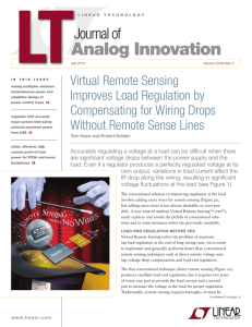Virtual Remote Sensing Improves Load Regulation by