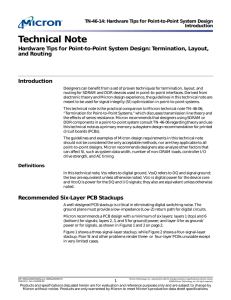 TN0453: Harware tips for point-to-point system design: termination