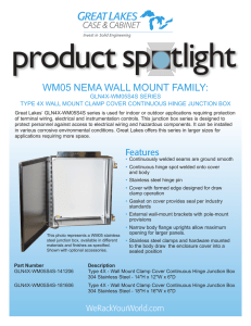 wm05 nema wall mount family