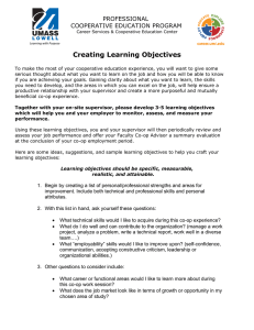 Creating Learning Objectives Tip Sheet