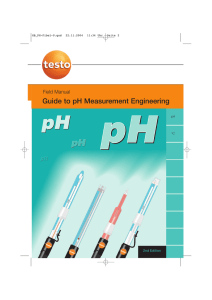 Guide to pH Measurement Engineering