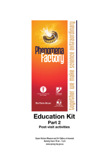 Education Kit - Queen Victoria Museum and Art Gallery