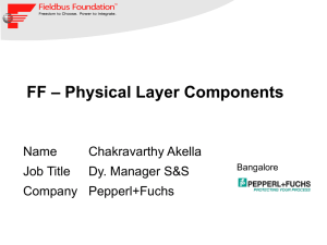 FF – Physical Layer Components
