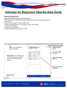InDesign for Beginners Step-By-Step Guide