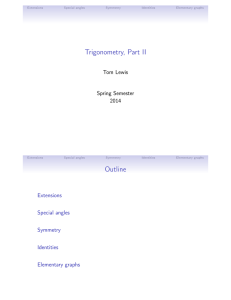 Trigonometry, Part II