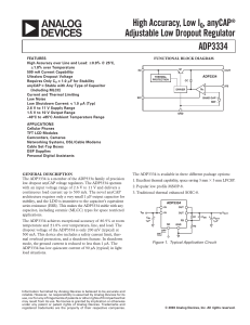 Analog Devices ADP3334ARZ datasheet