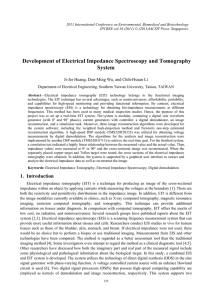 Development of Electrical Impedance Spectroscopy and