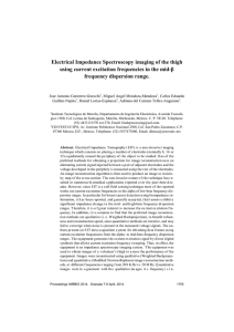 Electrical Impedance Spectroscopy imaging of the thigh using