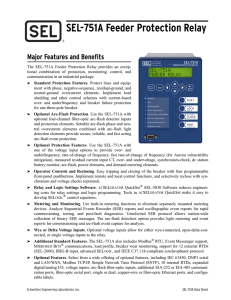 SEL-751A Data Sheet