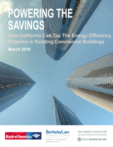 Powering the Savings - Berkeley Law