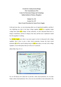 Circuits for Analog System Design Prof. Gunashekaran M K Center