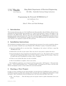 C Compiler Notes - USC Ming Hsieh Department of Electrical