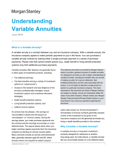 Understanding Variable Annuities