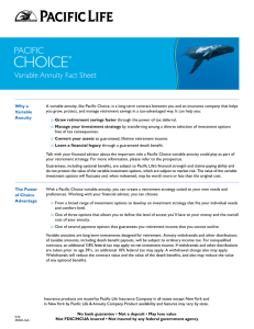 Pacific Choice Fact Sheet