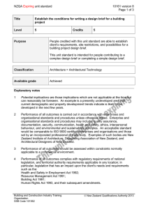 NZQA Expiring unit standard 10161 version 8 Page 1 of 3 Title