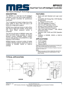 MP6922 - Monolithic Power System