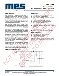 MP3394 - Monolithic Power System