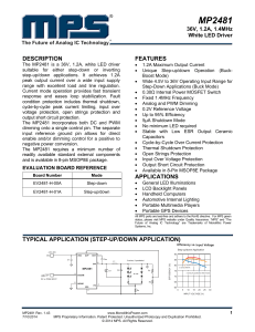 MP2481 - Monolithic Power System