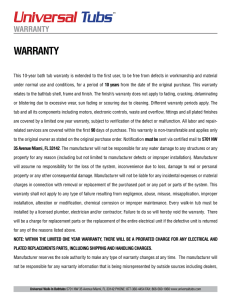 Warranty - Home Depot