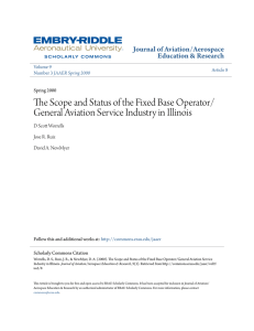 The Scope and Status of the Fixed Base Operator/General Aviation