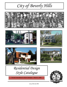 Residential Design Style Catalog