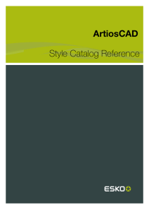 ArtiosCAD Style Catalog Reference
