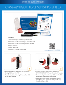 liquid level sensing shield