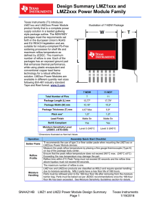 Design Summary LMZ1xxx and LMZ2xxx Power