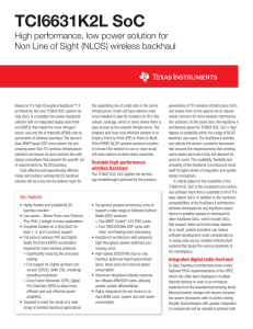 TCI6631K2L SoC Product Bulletin