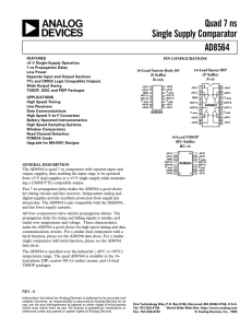 AD8564 Data Sheet