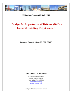 Design for Department of Defense (DoD)