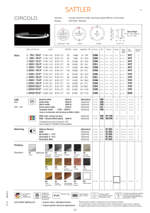 Specification Sheet CIRCOLO