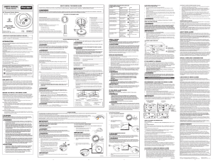 user`s manual - BRK Electronics