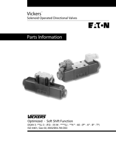 Vickers® Parts Information