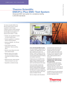 Thermo Scientific EMCPro Plus EMC Test System