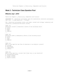 Week 3 - Technician Class Question Pool
