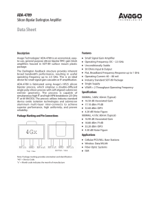 Avago ADA-4789-TR1G Datasheet