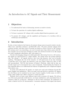 An Introduction to AC Signals and Their Measurement