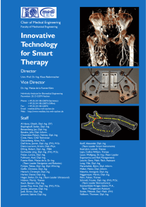 Innovative Technology for Smart Therapy