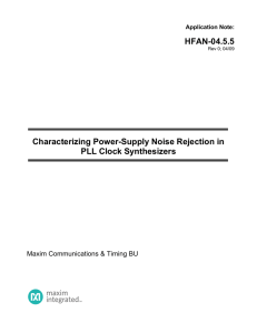 HFAN-04.5.5 Characterizing Power-Supply Noise Rejection