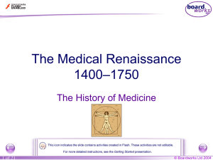 7. The Medical Renaissance